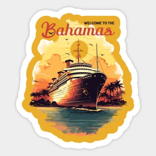 Welcome To The Bahamas Sticker